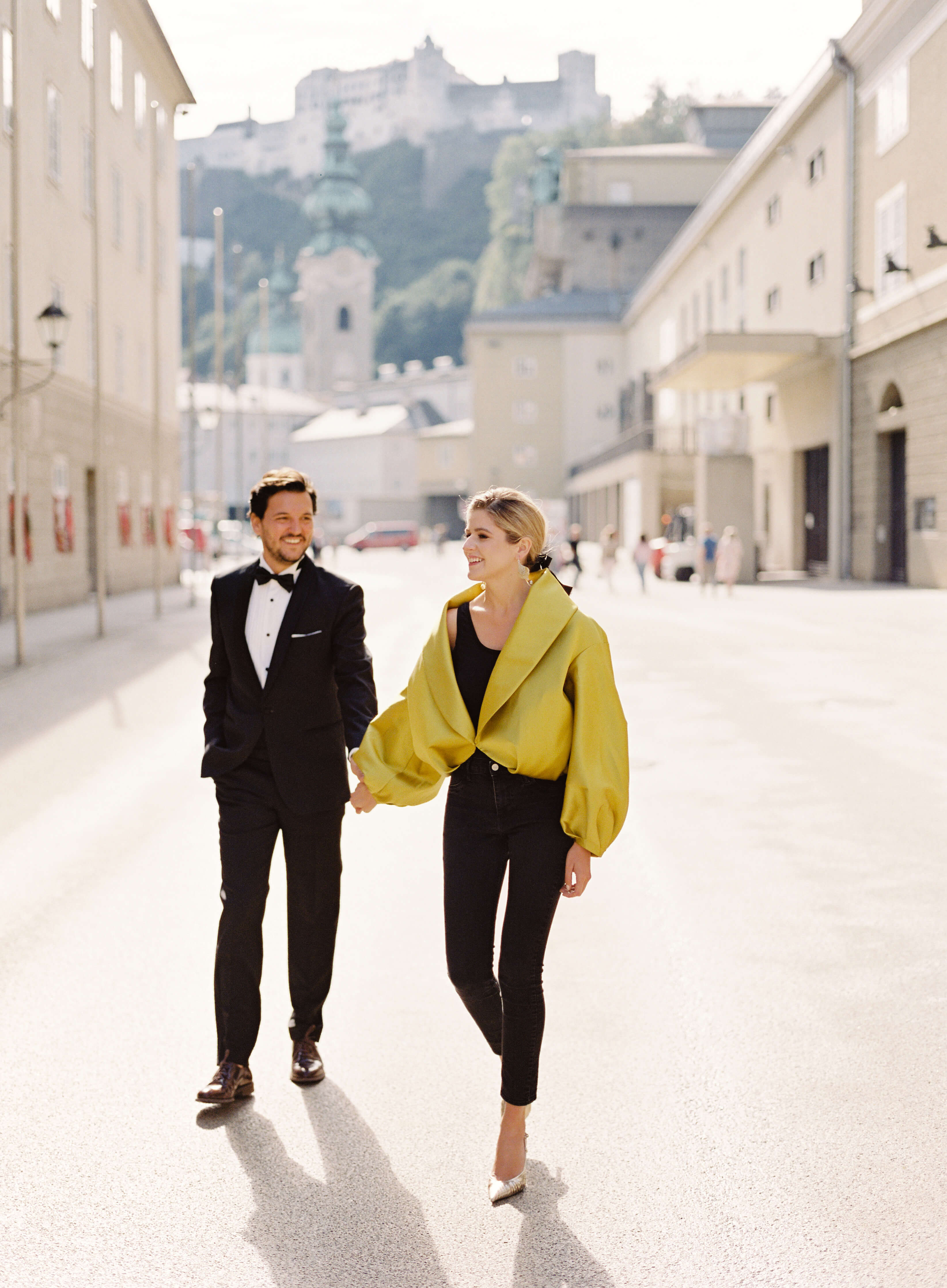 Fashion forward honeymoon in Salzburg