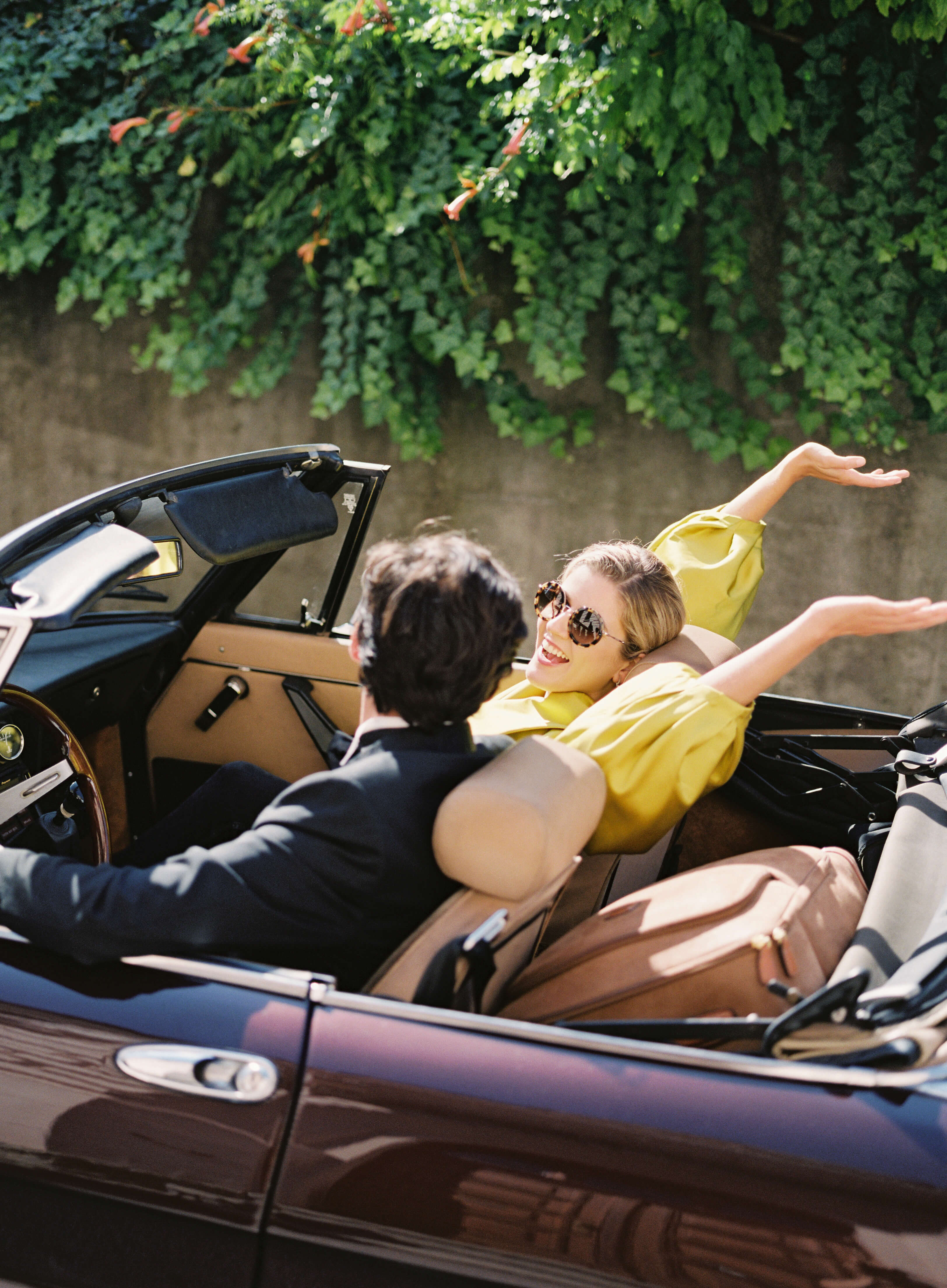 honeymoon with a classic car 