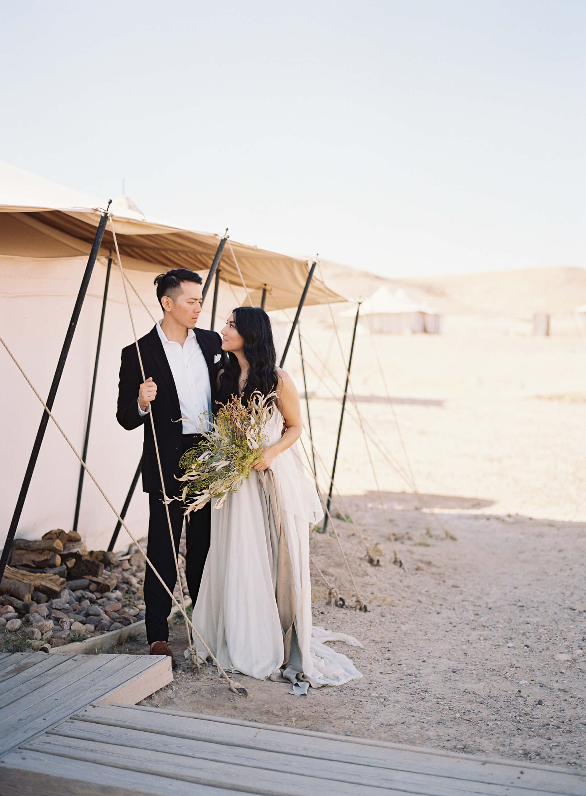 intimate desert wedding in Morocco