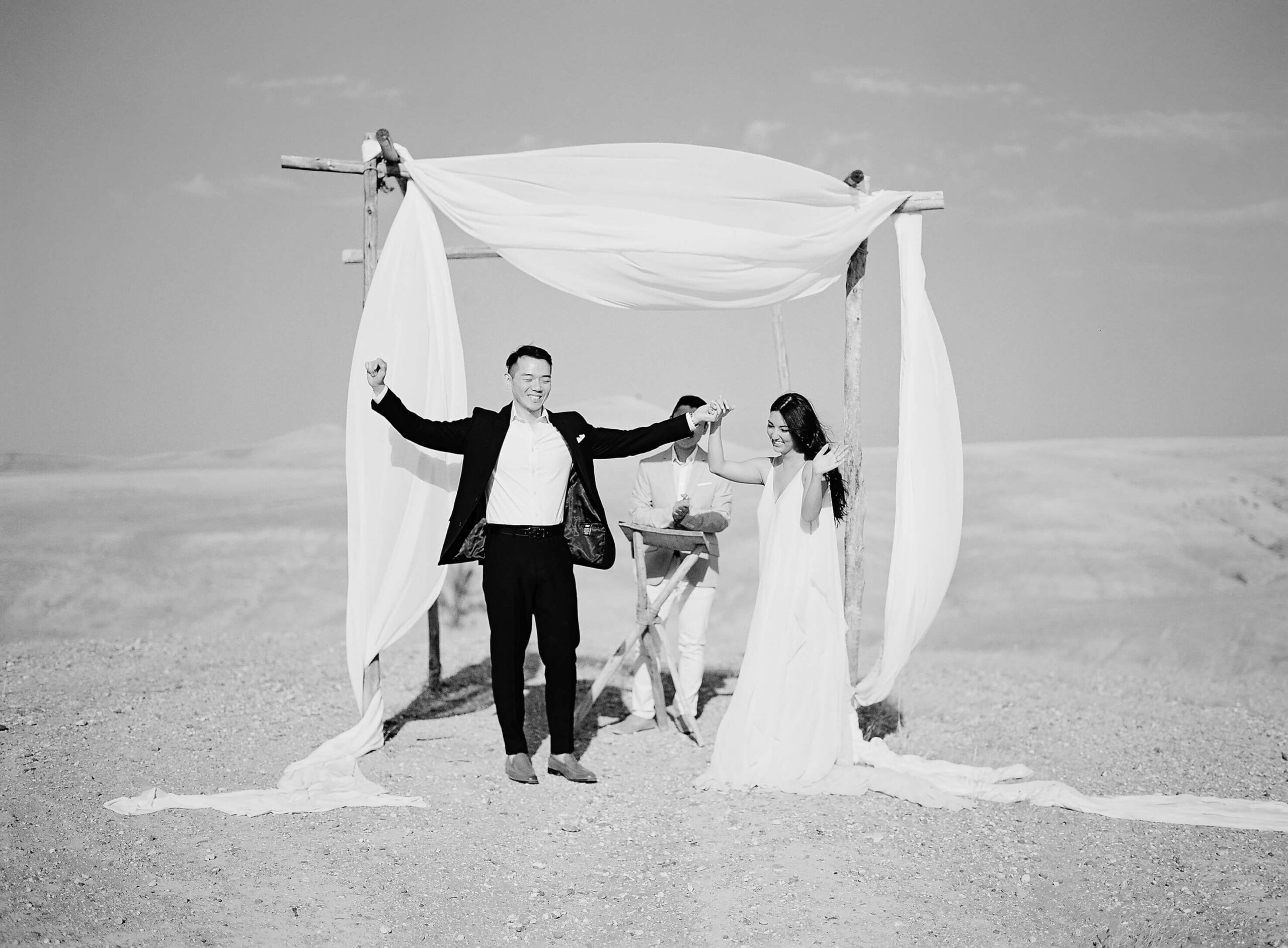 intimate desert wedding in Morocco