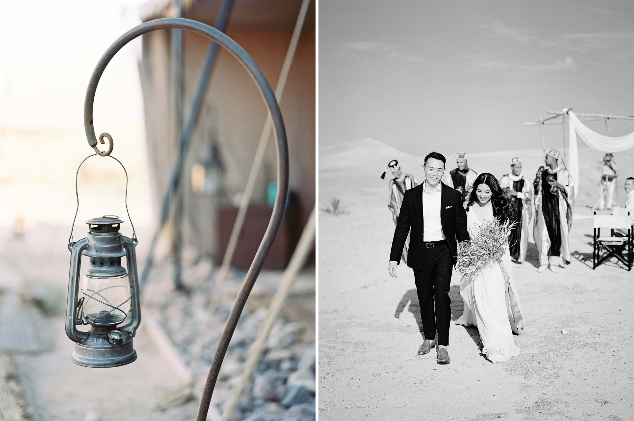 intimate desert wedding in Morocco