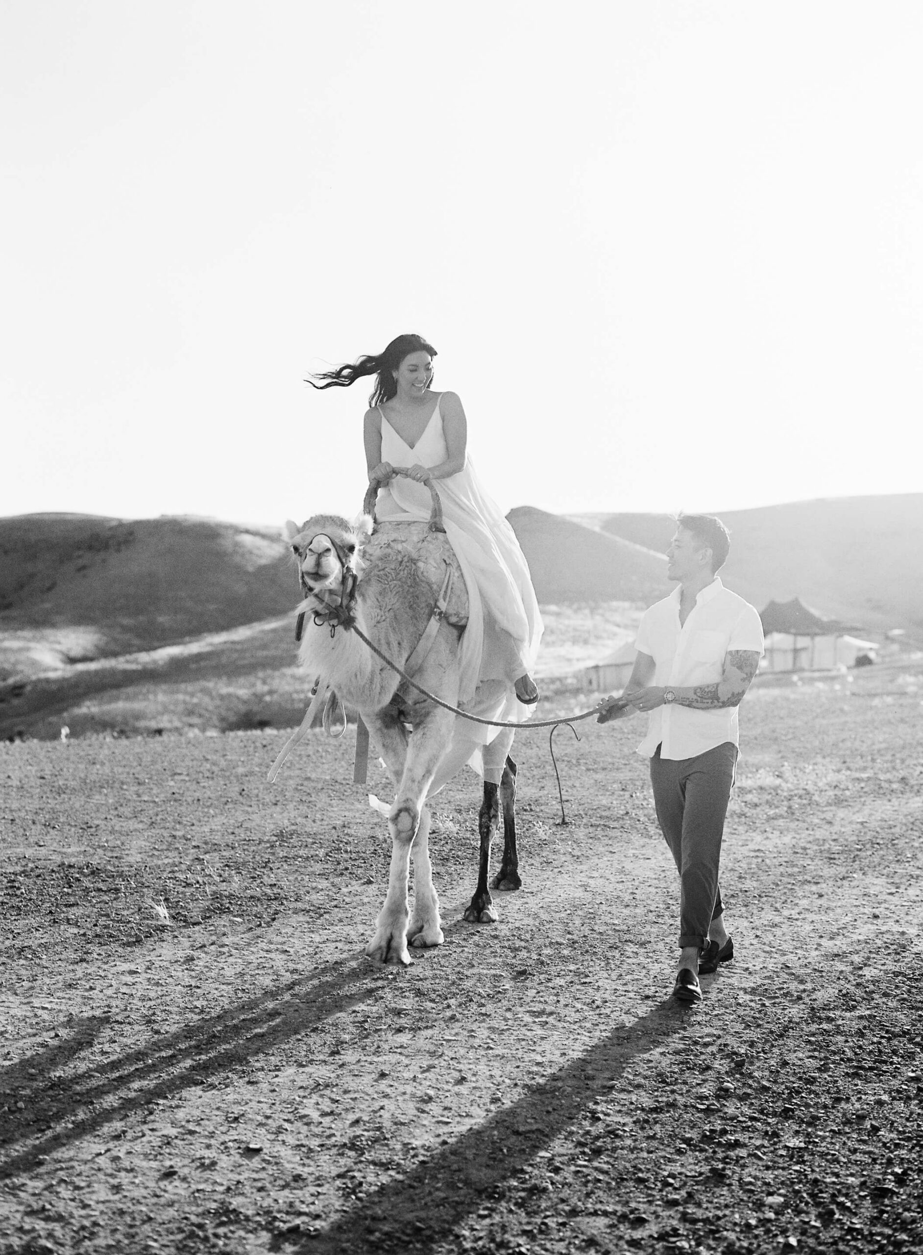 Desert Wedding with Camel