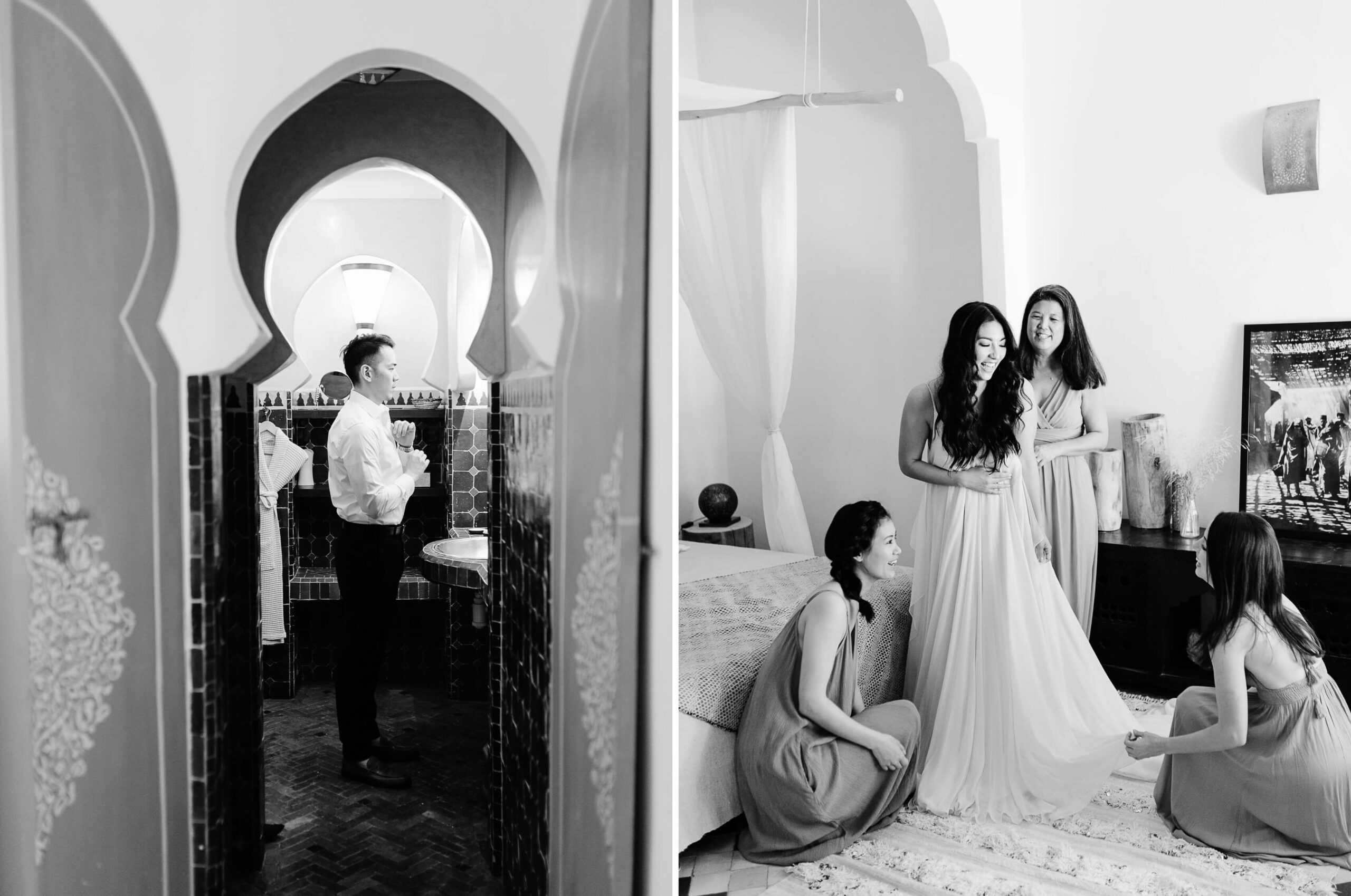 intimate desert wedding in Morocco