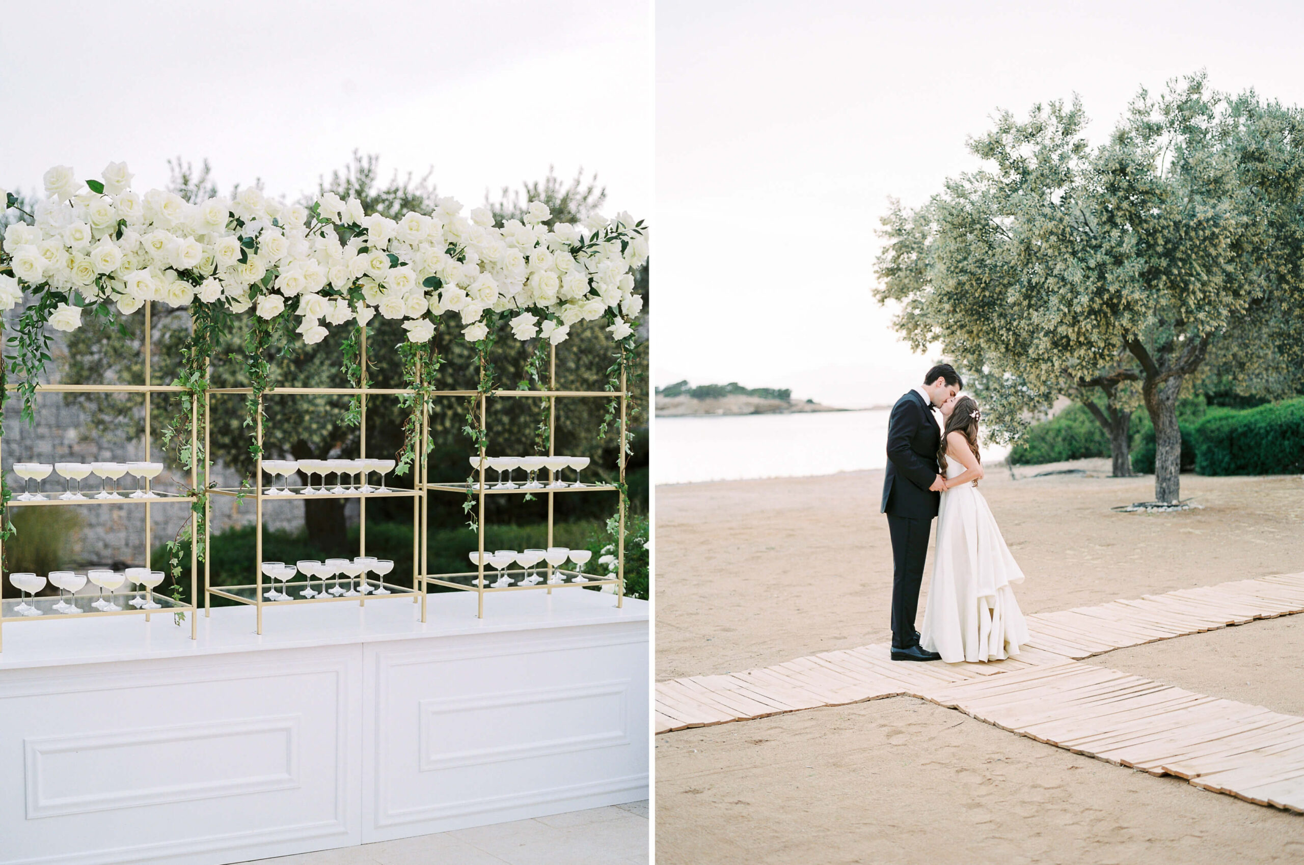 Luxurious White Wedding at Amanzoe