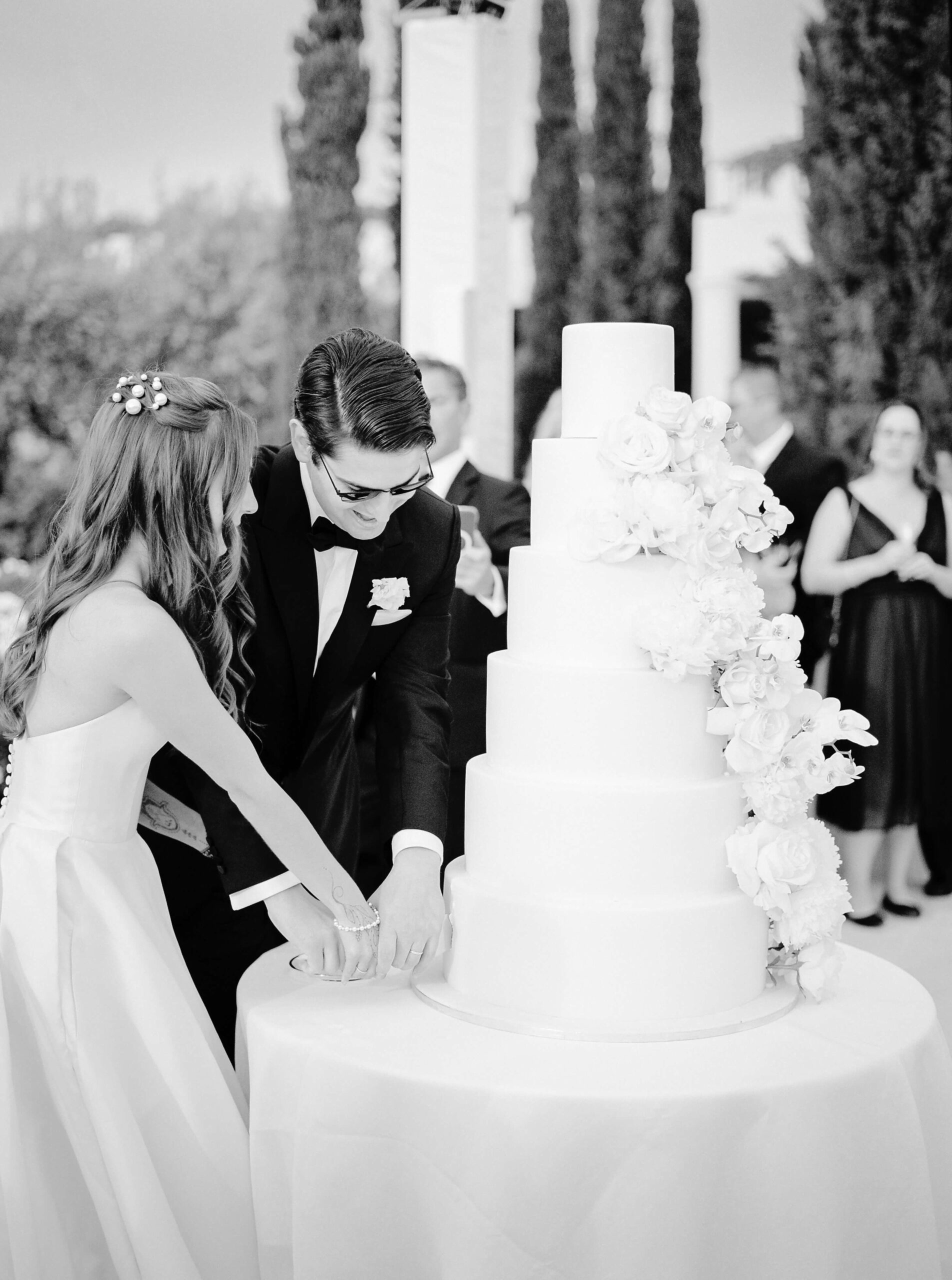 Luxurious White Wedding at Amanzoe