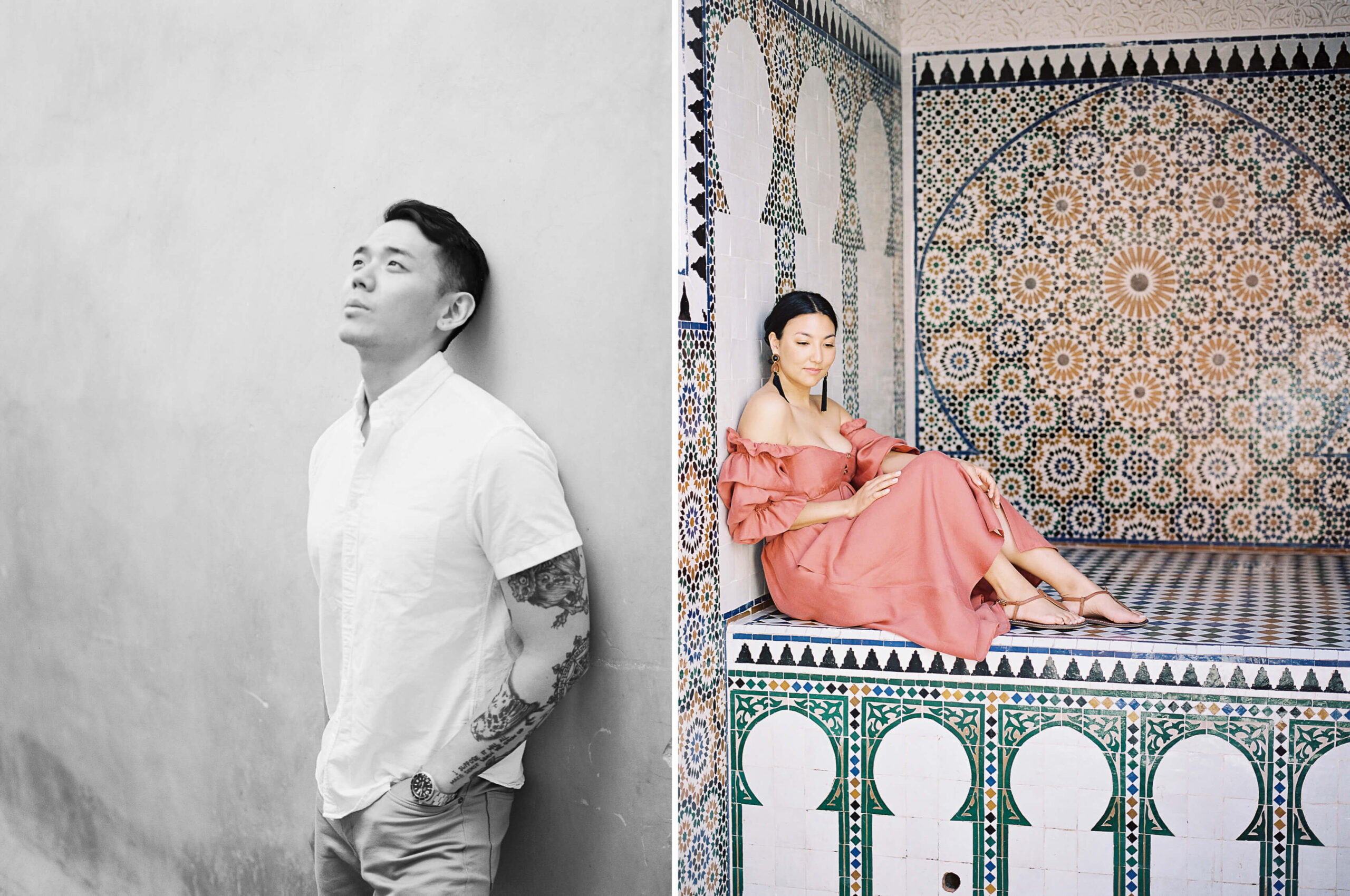 Marrakesh pre wedding session