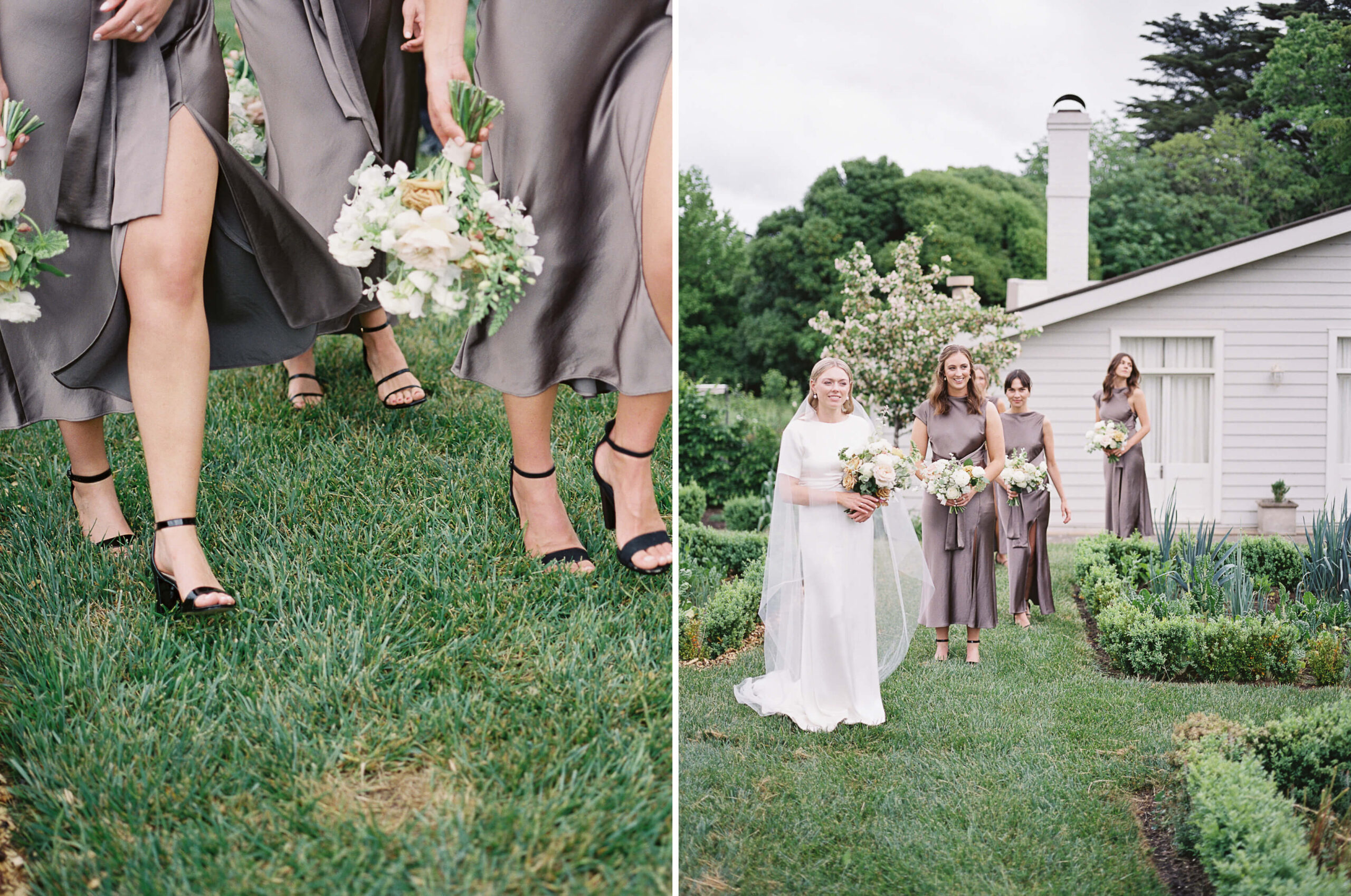 Modern Silk Wedding gown